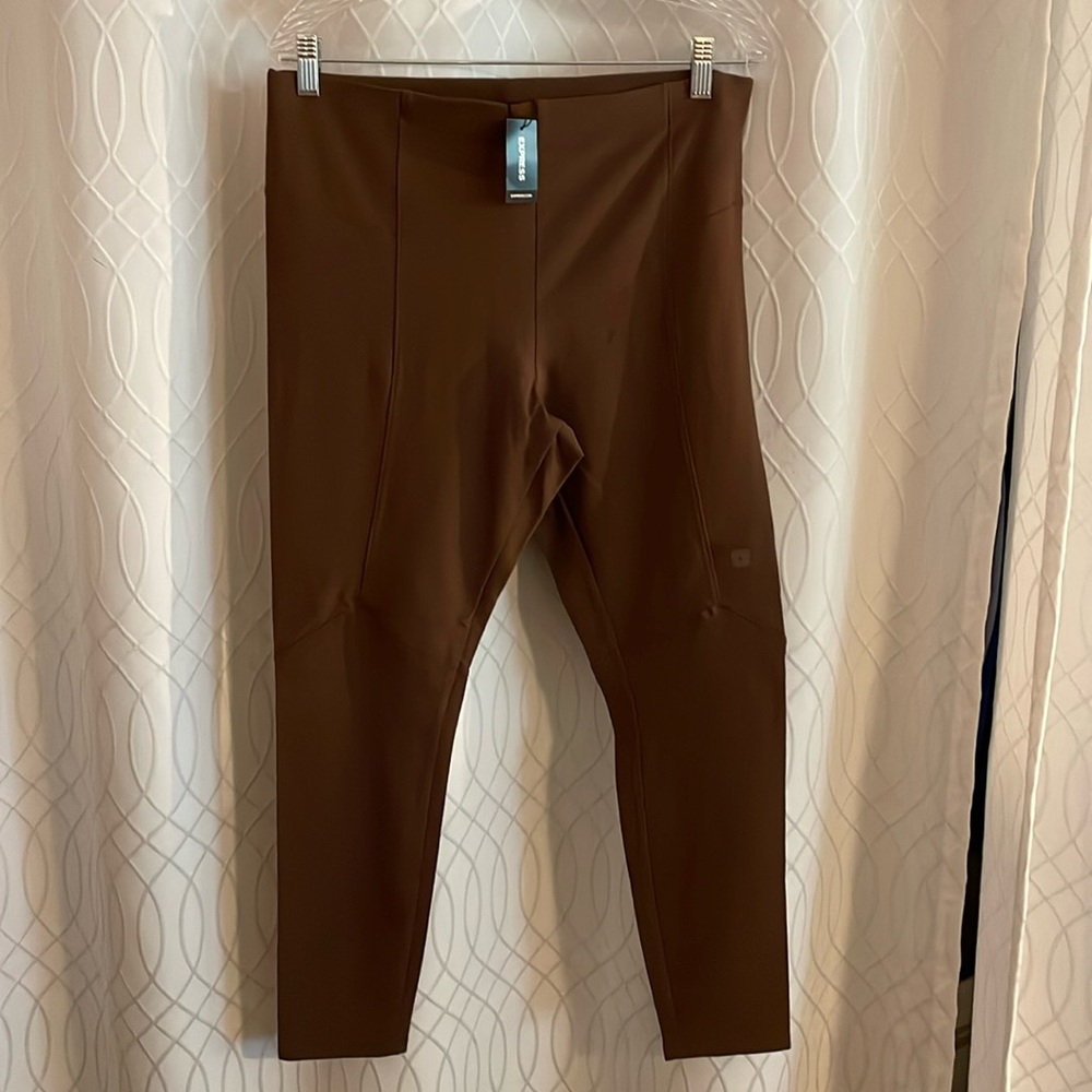 Express women’s brown legging pant SZ L